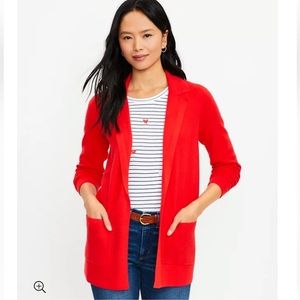 Loft Open Sweater Blazer
